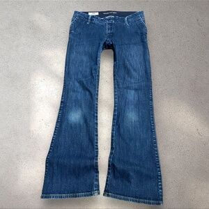 Banana Republic Urban Flared Leg Low Rise Stretchy Jeans